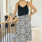 Once, Twice Animal Print Skirt