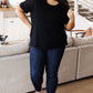 One More Chance Lace Sleeve Top
