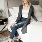 One Of The Girls Cardi In Charcoal