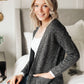 One Of The Girls Cardi In Charcoal