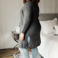 One Of The Girls Cardi In Charcoal