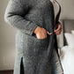 One Of The Girls Cardi In Charcoal