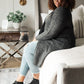 One Of The Girls Cardi In Charcoal