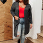 One Of The Girls Cardi In Charcoal