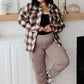Lounge A Lot Cargo Sweatpants in Mocha