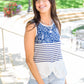 Paisley Knotted Tank