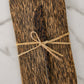 Palm Wood Cheese Board And Knife Set