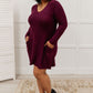 Paloma Tunic In Burgundy