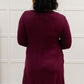 Paloma Tunic In Burgundy