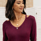 Paloma Tunic In Burgundy