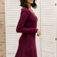Paloma Tunic In Burgundy
