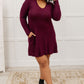 Paloma Tunic In Burgundy