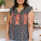 Patterns and Petals Embroidered Top