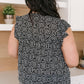 Patterns and Petals Embroidered Top