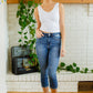 Judy Blue Basic Mid Rise Capris