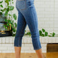 Judy Blue Basic Mid Rise Capris