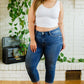 Judy Blue Basic Mid Rise Capris