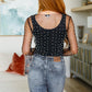 Pearl Diver Layering Top in Black