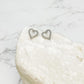 PREORDER: Pearl Heart Stud Earrings in Two Colors