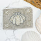 PREORDER: Pearl Shell Beaded Zip Pouches in Three Colors