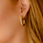 Pearls In Line Earrings