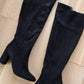 Penelope Knee High Boots In Black