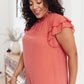 Peony Swiss Dot Top