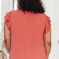 Peony Swiss Dot Top
