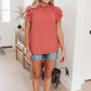 Peony Swiss Dot Top