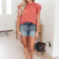 Peony Swiss Dot Top