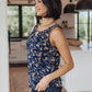 Perfect Floral Keyhole Sleeveless Top