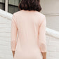 Perfect V Neck in Blush