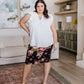 Someday Maybe Flutter Sleeve Top in Ivory