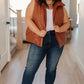 Persistence Pays Off Faux Leather Puffer Vest
