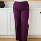 Mica High Rise Wide Leg Jeans in Plum