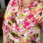 Lizzy Top in Hot Pink and Mocha