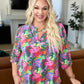 Lizzy Top in Tropical Multi