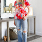 Piano Songs Puff Sleeve Blouse