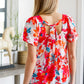 Piano Songs Puff Sleeve Blouse