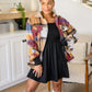 Picture Perfect Long Sleeve Skort Dress In Black