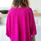 Pink Thoughts Chenille Blouse