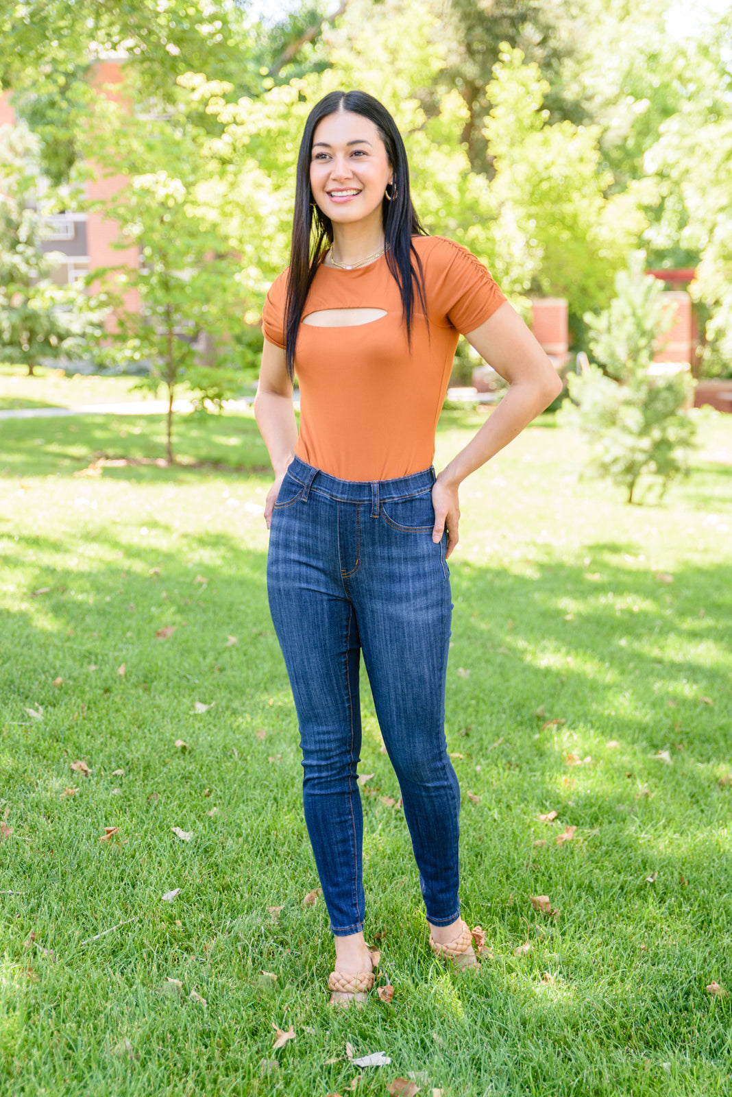 Judy Blue Pull-On Skinny Jeans
