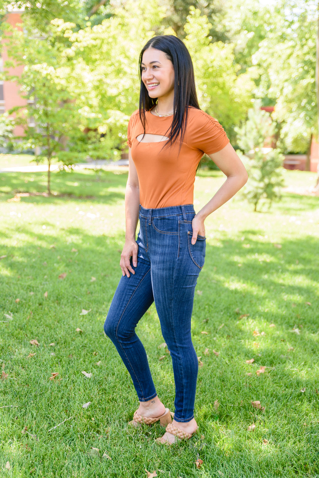 Judy Blue Pull-On Skinny Jeans