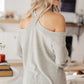 Pizza and a Movie Halter Detail Top