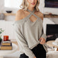 Pizza and a Movie Halter Detail Top