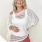 Open Knit Dolman Sleeve Summer Sweater - 2 colors