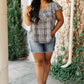 Plaid Ruffled Top
