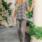 Plaid Ruffled Top