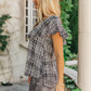 Plaid Ruffled Top