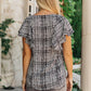 Plaid Ruffled Top